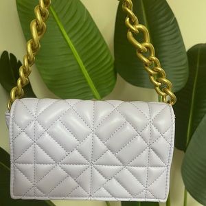 Zara Quilted Shoulder Purse